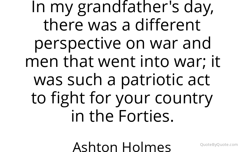 Preview image for this quote by Ashton Holmes