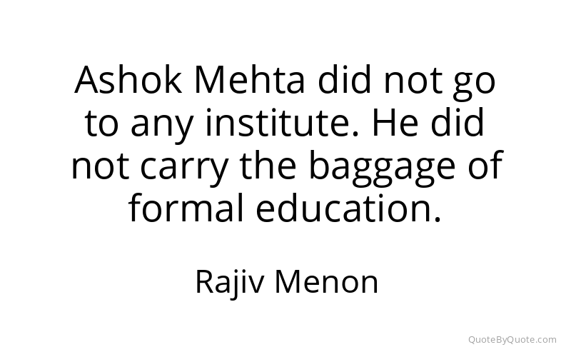 Preview image for this quote by Rajiv Menon