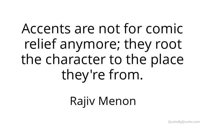 Preview image for this quote by Rajiv Menon