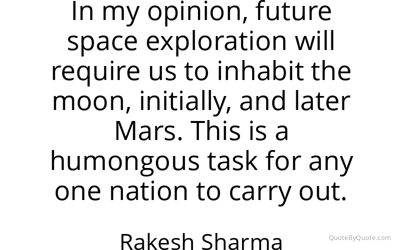 Preview image for this quote by Rakesh Sharma