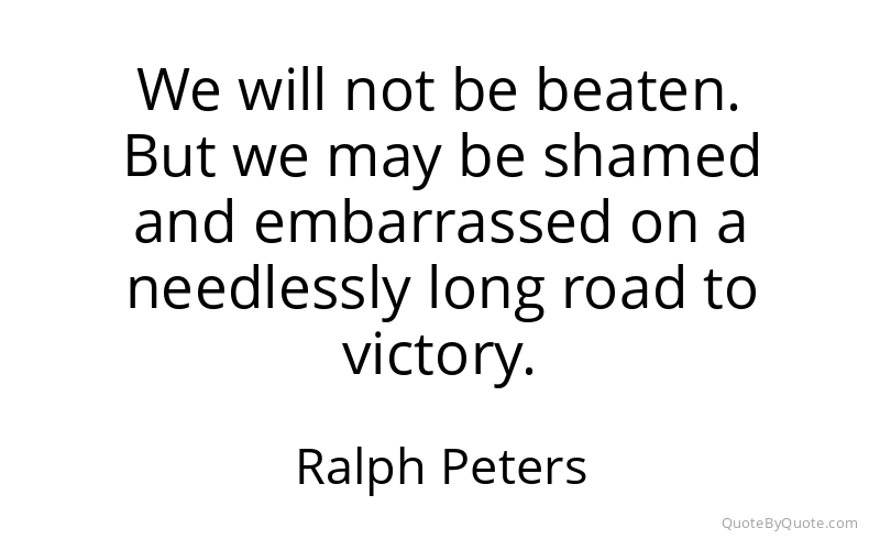 Preview image for this quote by Ralph Peters