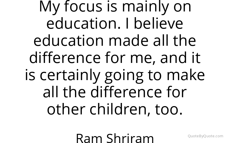 Preview image for this quote by Ram Shriram