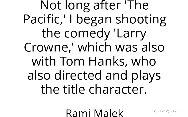 Preview image for this quote by Rami Malek