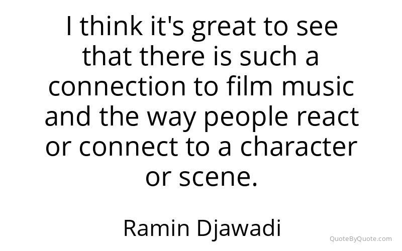 Preview image for this quote by Ramin Djawadi
