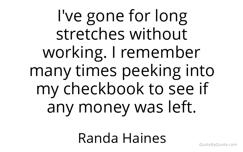 Preview image for this quote by Randa Haines