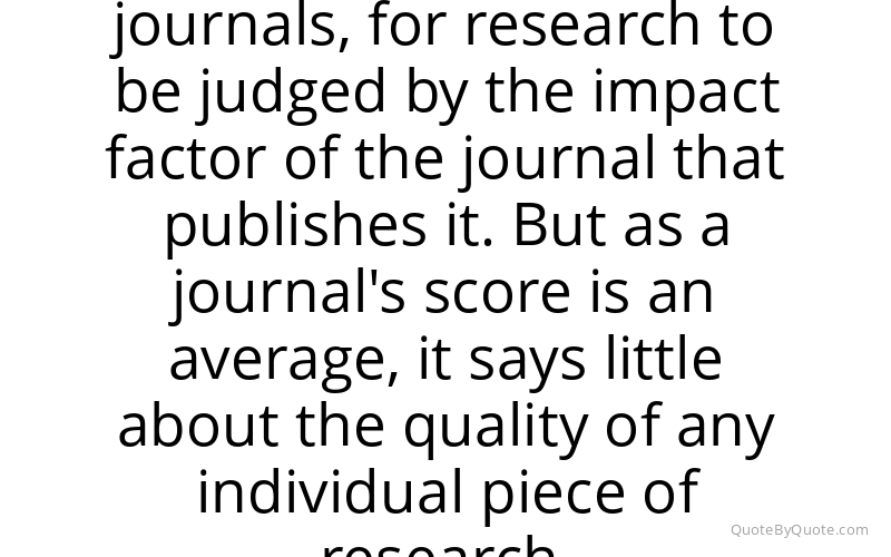 Preview image for this quote by Randy Schekman