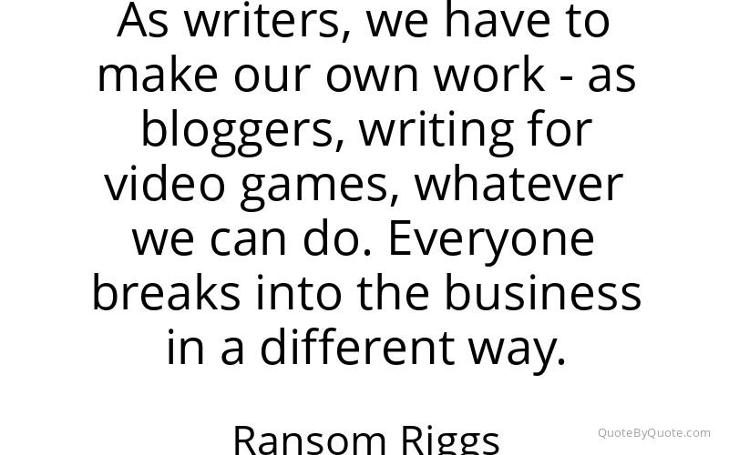 Preview image for this quote by Ransom Riggs