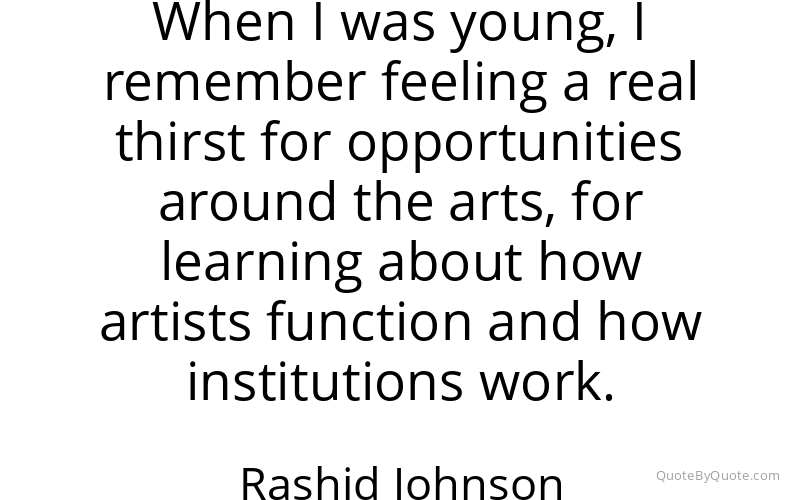 Preview image for this quote by Rashid Johnson