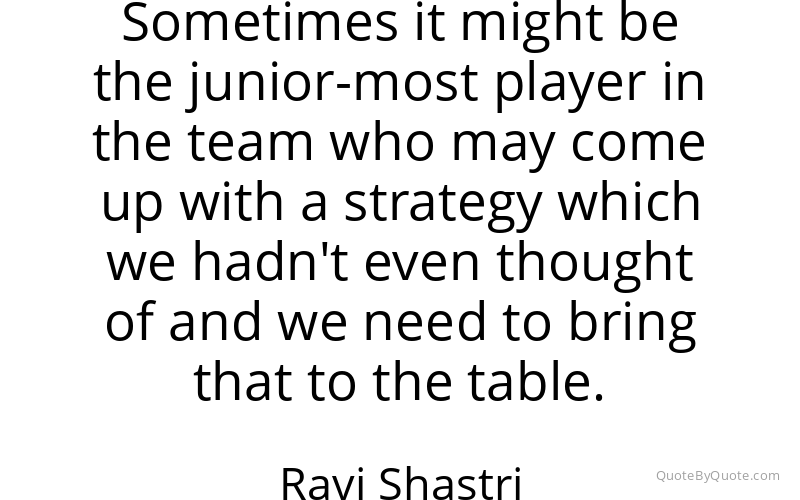 Preview image for this quote by Ravi Shastri