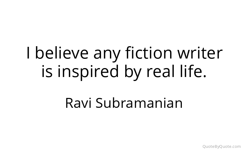 Preview image for this quote by Ravi Subramanian