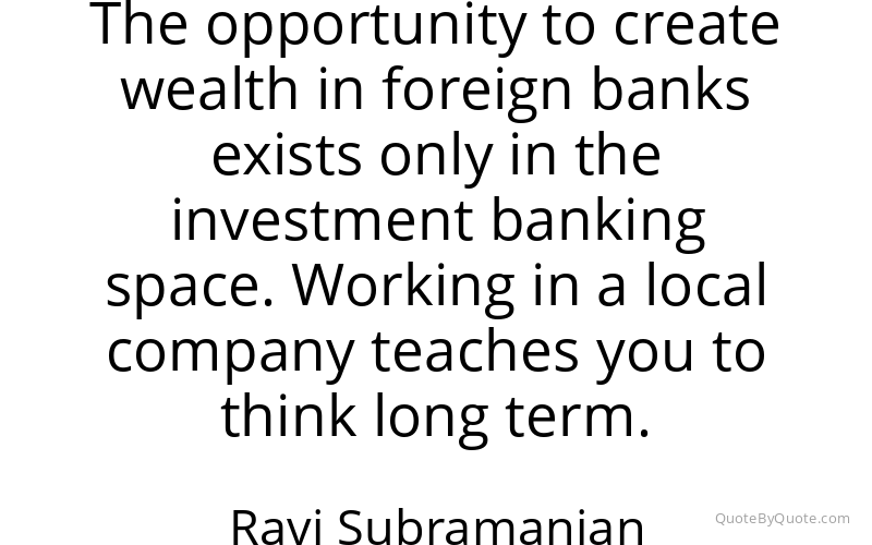 Preview image for this quote by Ravi Subramanian