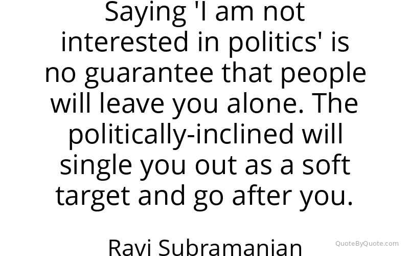 Preview image for this quote by Ravi Subramanian