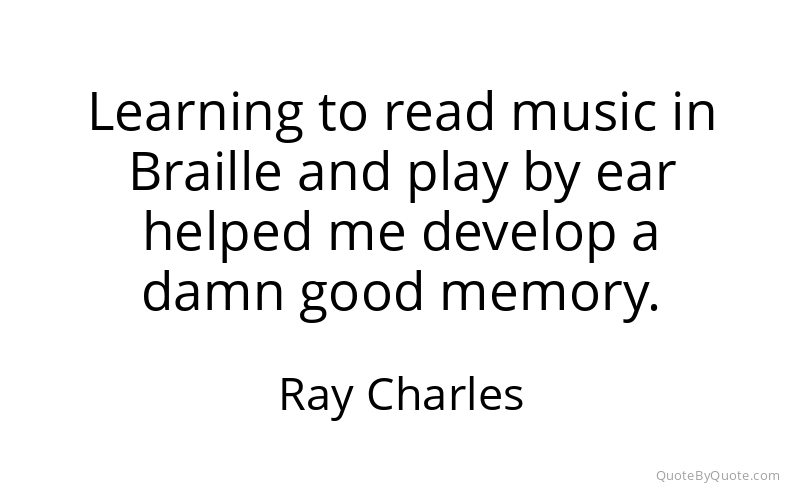 Preview image for this quote by Ray Charles