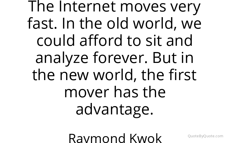 Preview image for this quote by Raymond Kwok