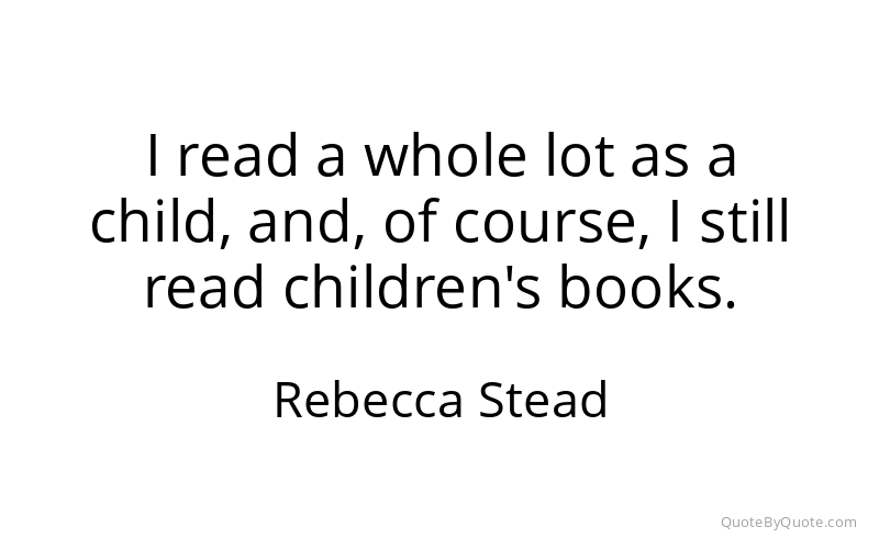 Preview image for this quote by Rebecca Stead