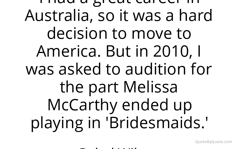 Preview image for this quote by Rebel Wilson