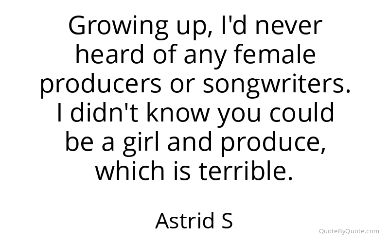 Preview image for this quote by Astrid S