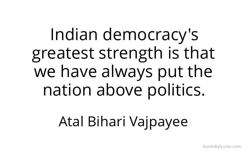 Preview image for this quote by Atal Bihari Vajpayee