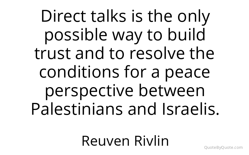 Preview image for this quote by Reuven Rivlin