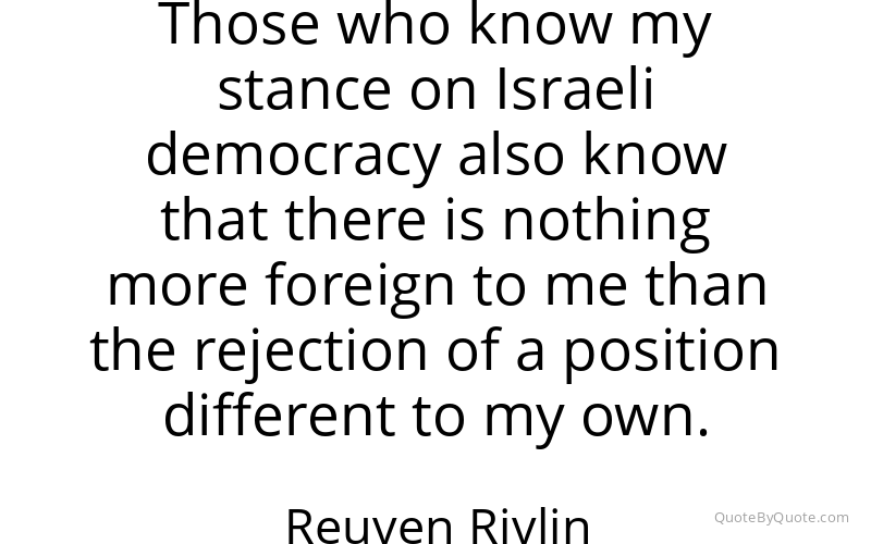 Preview image for this quote by Reuven Rivlin
