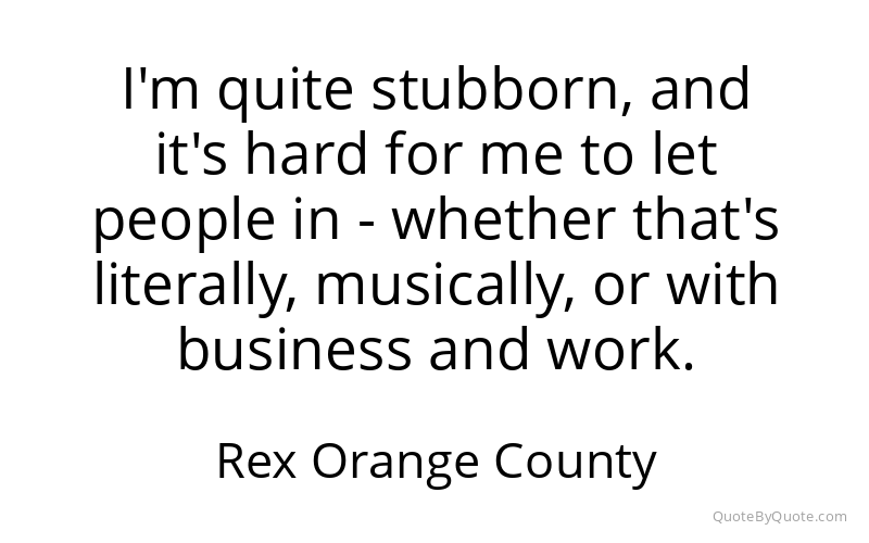 Preview image for this quote by Rex Orange County
