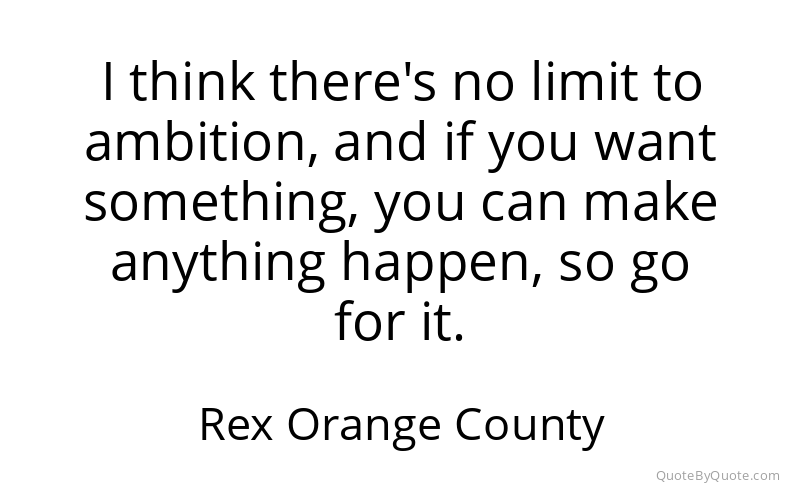 Preview image for this quote by Rex Orange County