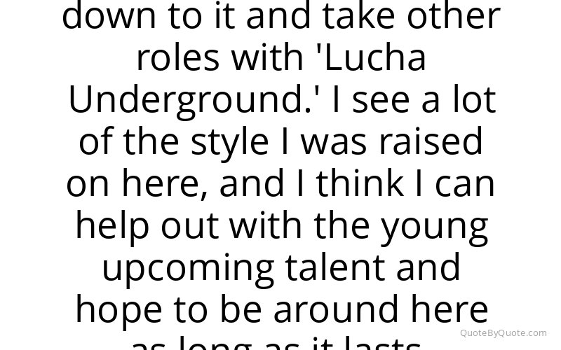 Preview image for this quote by Rey Mysterio