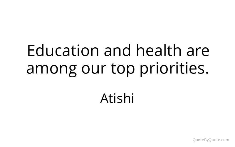 Preview image for this quote by Atishi