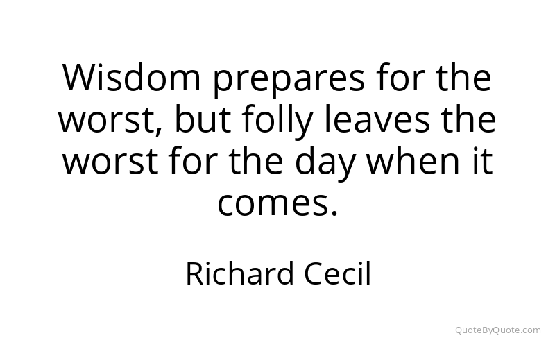 Preview image for this quote by Richard Cecil