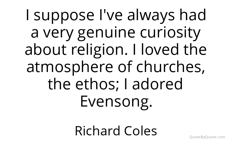 Preview image for this quote by Richard Coles