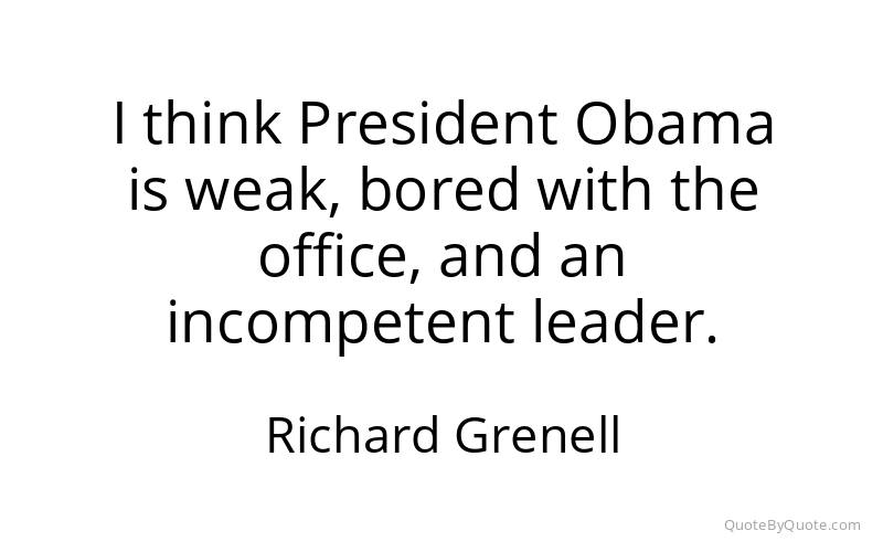 Preview image for this quote by Richard Grenell