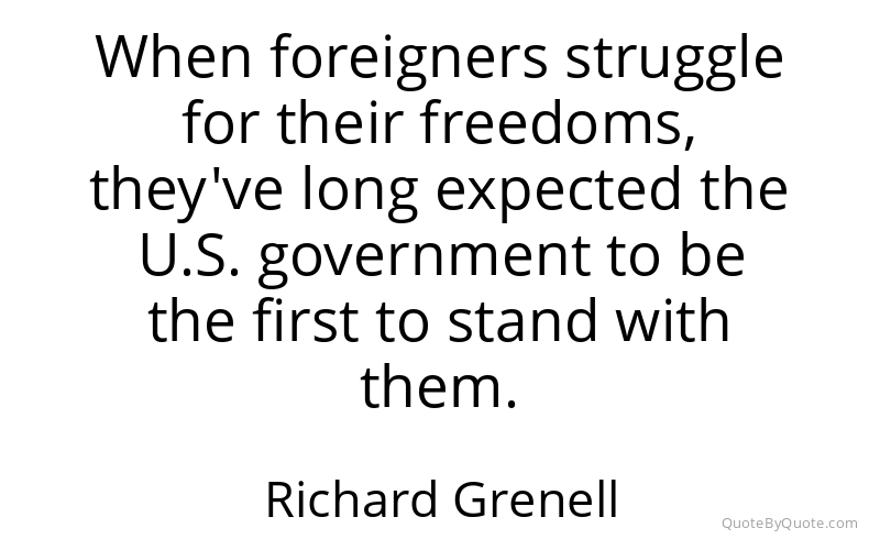 Preview image for this quote by Richard Grenell