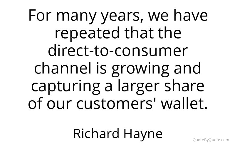 Preview image for this quote by Richard Hayne