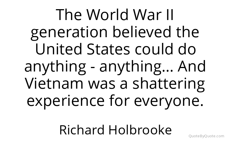 Preview image for this quote by Richard Holbrooke