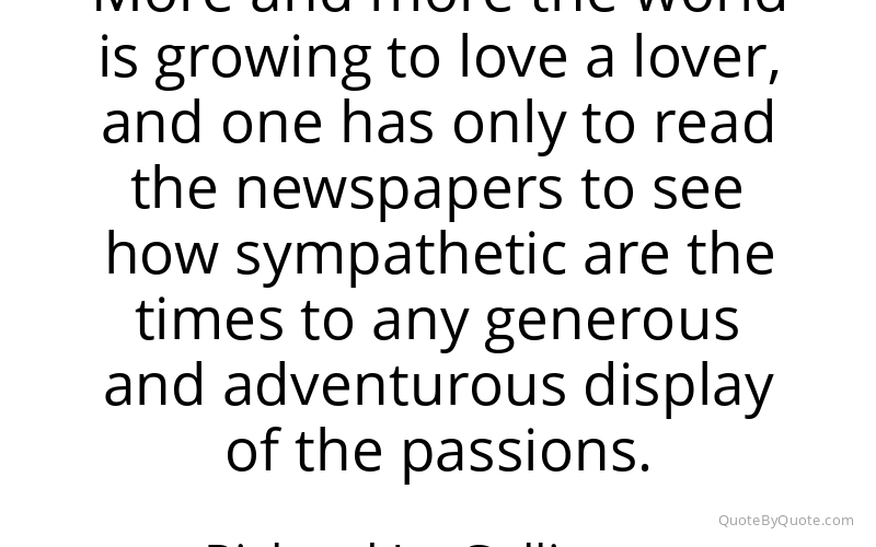 Preview image for this quote by Richard Le Gallienne