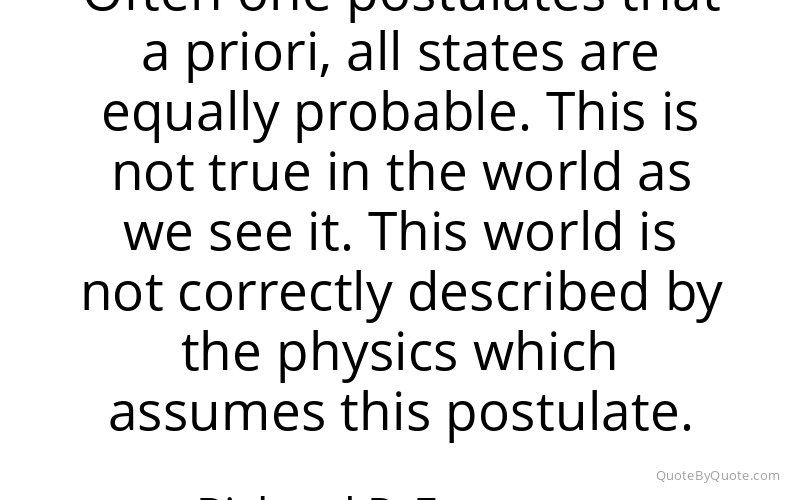 Preview image for this quote by Richard P. Feynman