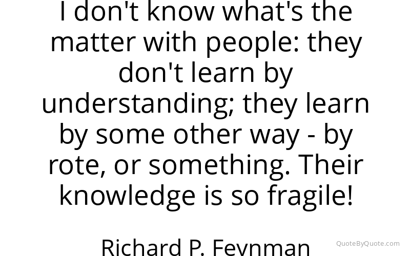 Preview image for this quote by Richard P. Feynman