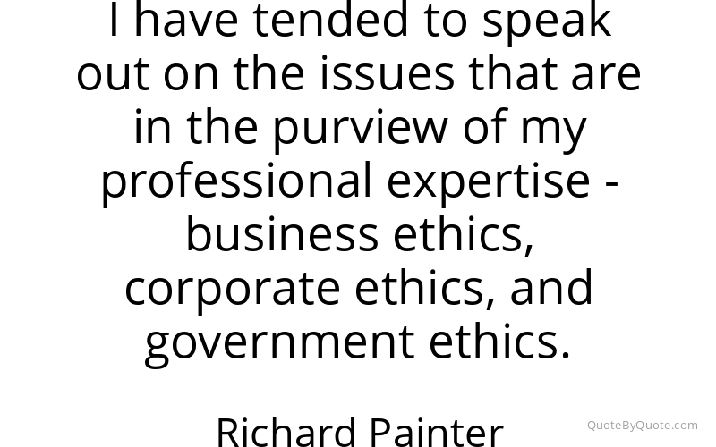 Preview image for this quote by Richard Painter