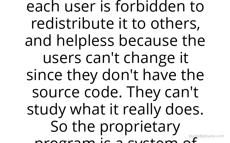Preview image for this quote by Richard Stallman
