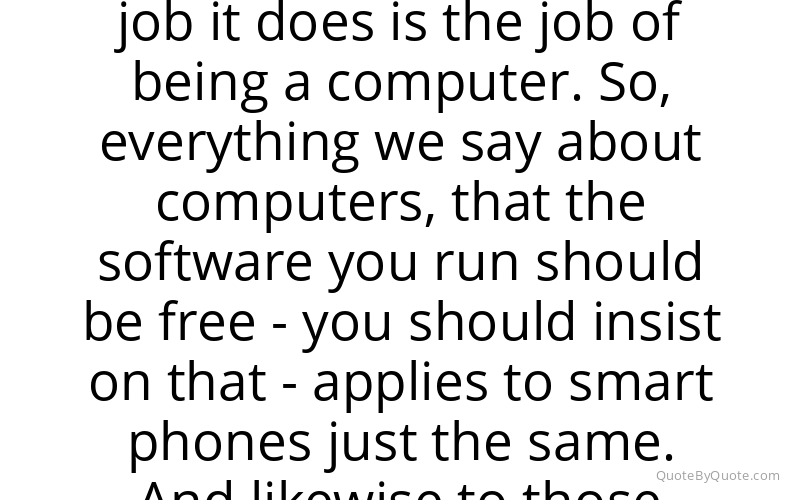 Preview image for this quote by Richard Stallman