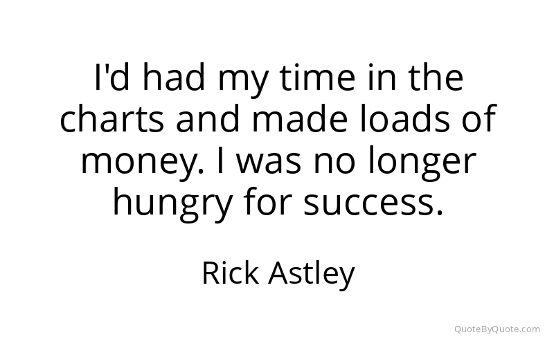 Preview image for this quote by Rick Astley