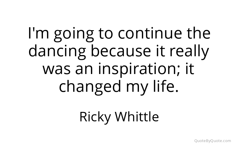 Preview image for this quote by Ricky Whittle