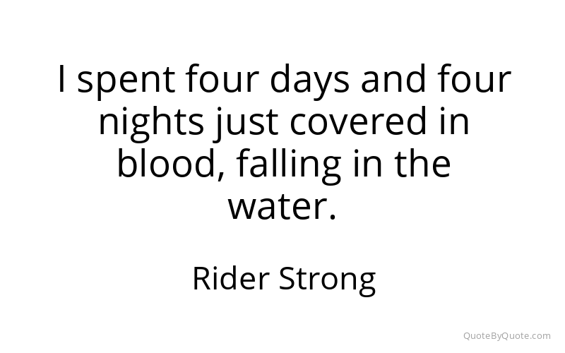 Preview image for this quote by Rider Strong