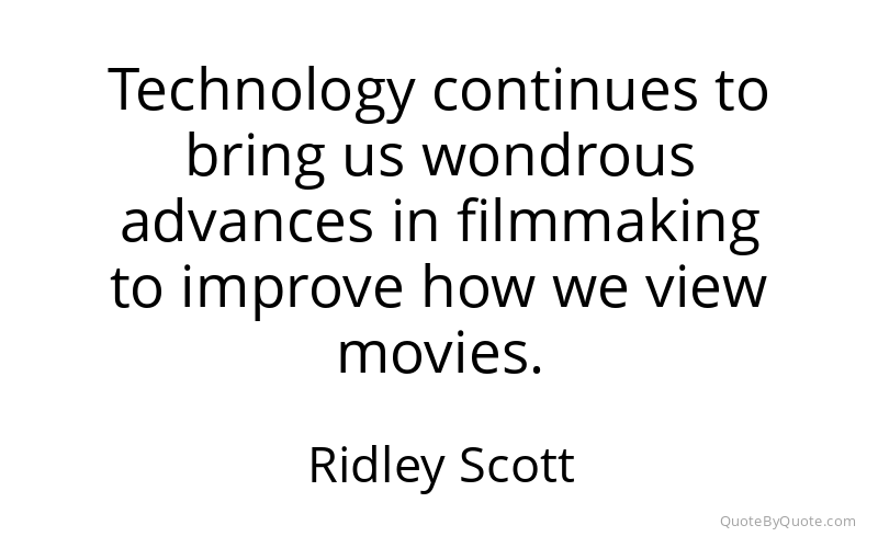 Preview image for this quote by Ridley Scott