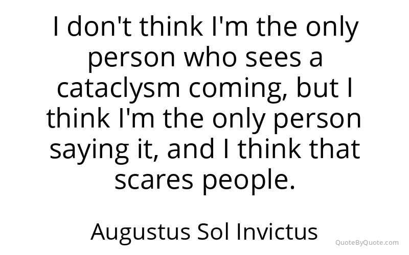 Preview image for this quote by Augustus Sol Invictus