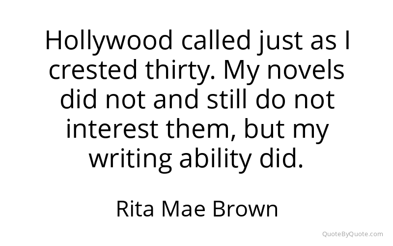 Preview image for this quote by Rita Mae Brown
