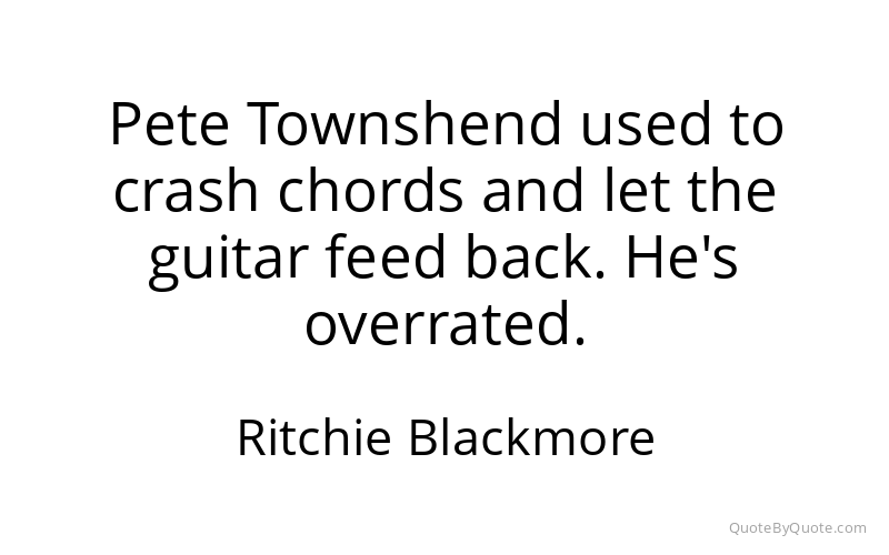 Preview image for this quote by Ritchie Blackmore