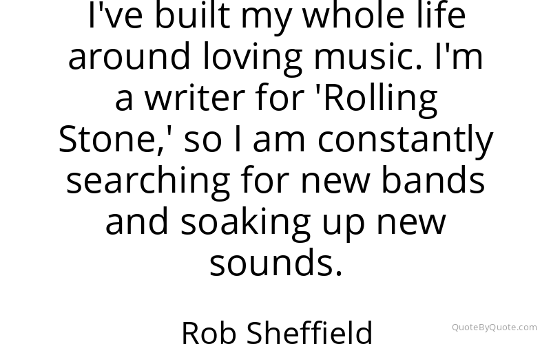 Preview image for this quote by Rob Sheffield