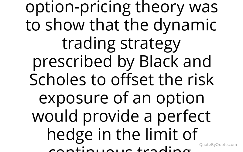 Preview image for this quote by Robert C. Merton