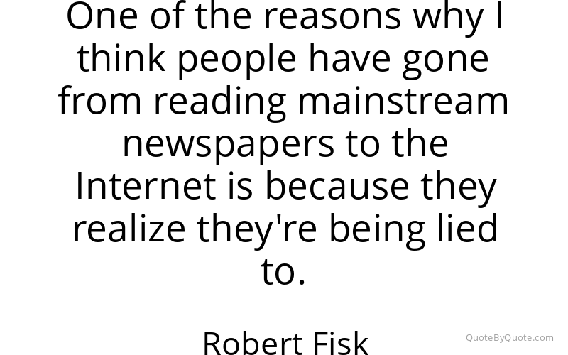 Preview image for this quote by Robert Fisk